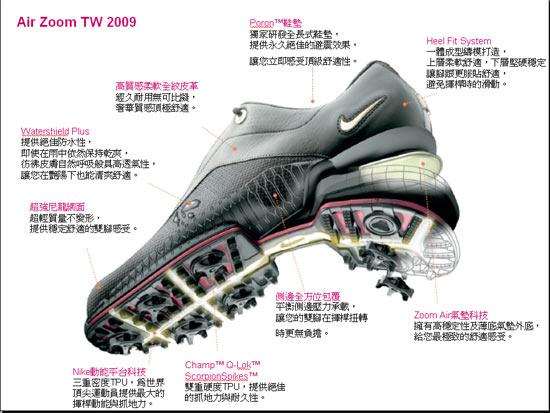 Nike Golf经典老虎伍兹系列鞋 新款上市