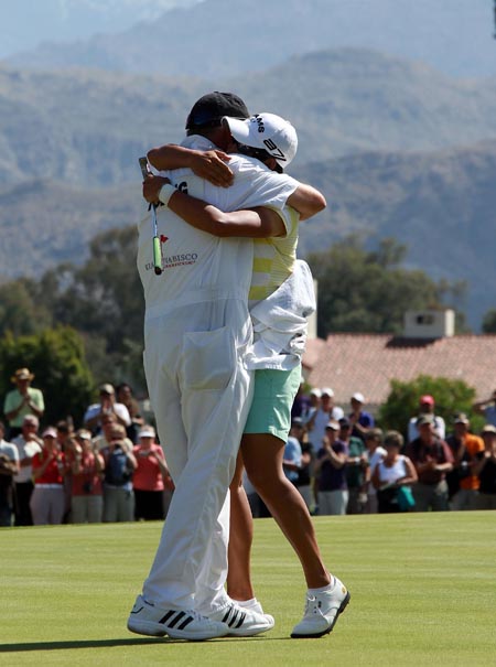 LPGA纳比斯科锦标赛第四轮 获赠钻石戒指