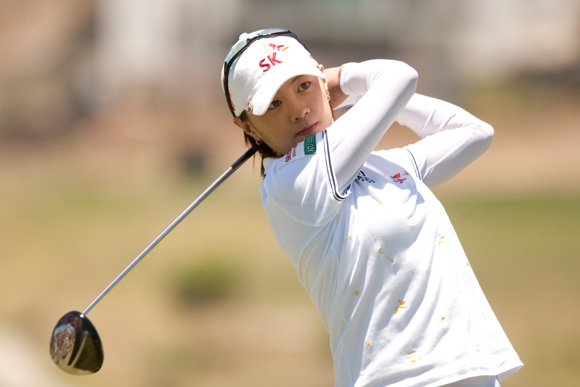 LPGA三圣母锦标赛第三轮 魏圣美一号木开球