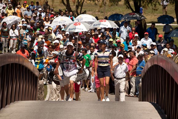 LPGA三圣母锦标赛第三轮 魏圣美一号木开球