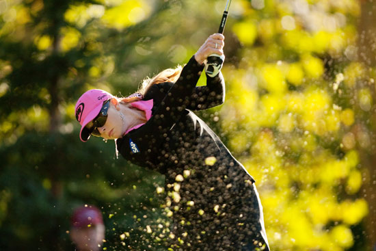 lpga-cvs挑战赛第二轮 保拉克里默挥杆