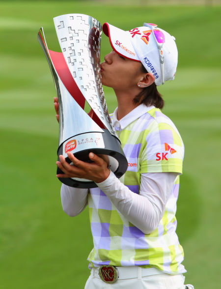 LPGA马来西亚赛第四轮 曾雅妮击打铁杆