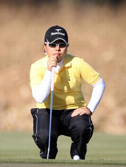 图文-2009LPGA资格学校首轮 日本小将宫里美香