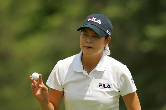 LPGA科宁精英赛次轮 韩国球手金楚笼