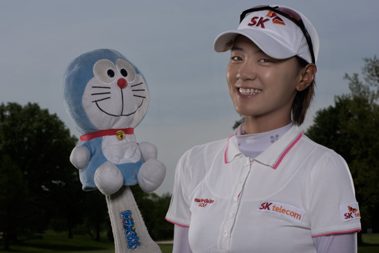 LPGA巡回赛球员写真照 日本“人气王”宫里蓝