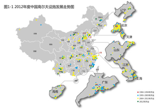 《2012年度朝向白皮书》：高尔夫球场增长继续放缓