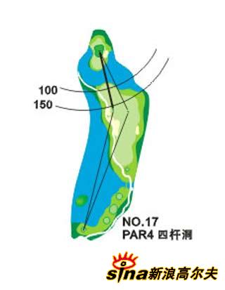 会稽山国际高尔夫球场球道图 第10-18洞