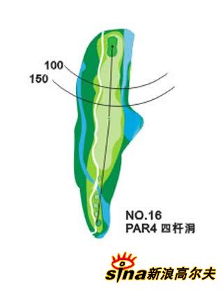 会稽山国际高尔夫球场球道图 第10-18洞