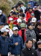 LPGA韩国科龙锦标赛第二轮结束 人潮涌动